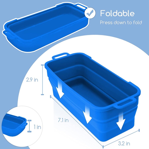 Fällbar stekhäll fettfångare silikon droppbricka liners återanvändbara fettbricka liners passar för Blackstone Grill fettkopp liners stekhäll tillbehör