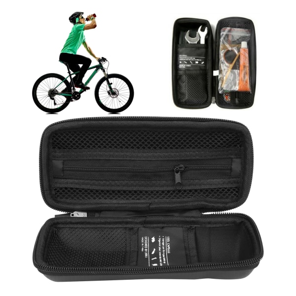 Bottle Shaped Bicycle Bike Bag Box Portable Cycling Repair Tool Kit Storage Holder CaseS Carbon Black
