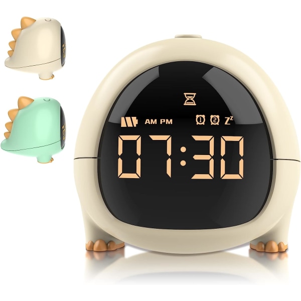 Väckarklocka, LED-väckarklocka för barn, USB-laddningssäckarklocka, multifunktionellt justerbart nattljus Countdown Girl Boys