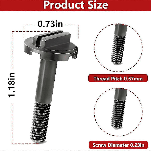 Ersättningsskruv för bladstödsbas, 06-75-0025, för Milwaukee 2626-20 M18 Multi-Tool
