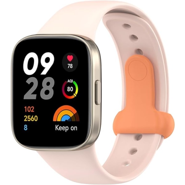 Klokkearmbånd kompatibel med Redmi Watch 3/med Mi Watch lite 3 Erstatningsarmbånd Erstatningsarmbånd.