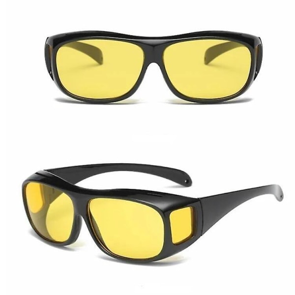 Mörkerglasögon för Bilkörning - Night Vision Glasögon-Gul