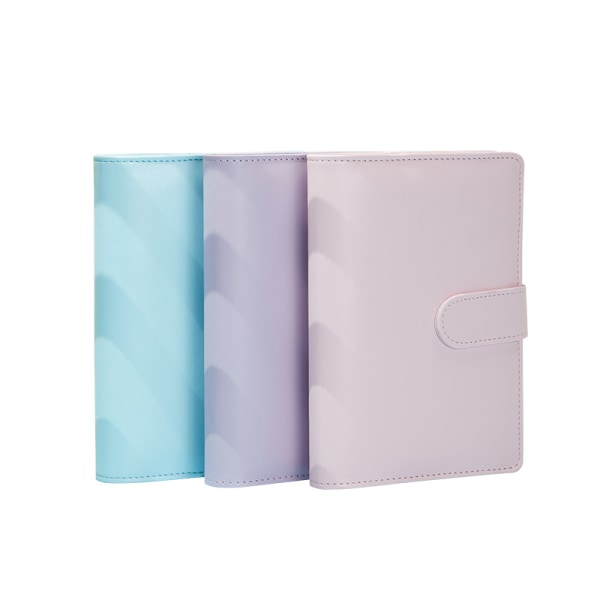 Macaron handbok bok söt lösblad anteckningsbok avtagbart ska tecknad dagbok Blå