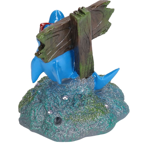 Akvatisk Akvarium Cool Shark 'No Fishing' Fisketank Ornament