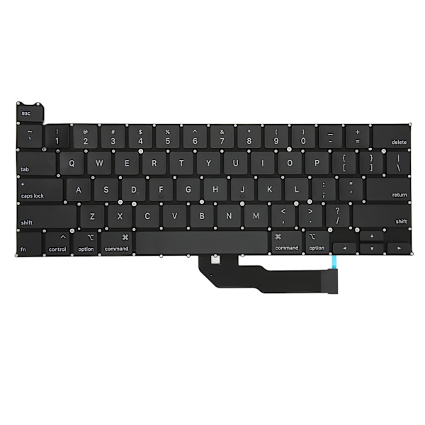 Bærbar tastatur Praktisk Holdbar A2251 Tastaturerstatning for OS Laptop Pro 13 tommer 2020