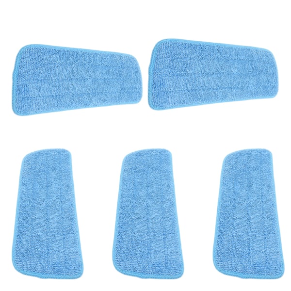 5PCS Mikrofiber Flat Mop Pad Mopping Rengjøringsklut Erstatning for 14x41cm Borrelås Mop Universal