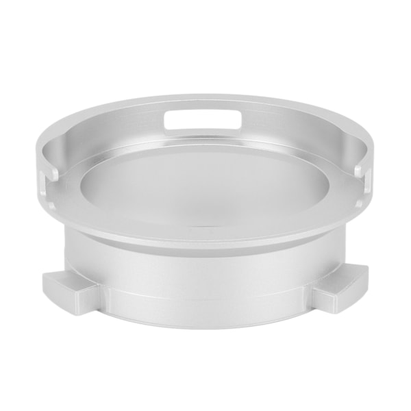 Kaffe Pulver Ring 51mm Aluminiumlegering Håndfri Doseringstrakt For Delonghi 9 Serie 9335 9155 9355 9665 Sølv