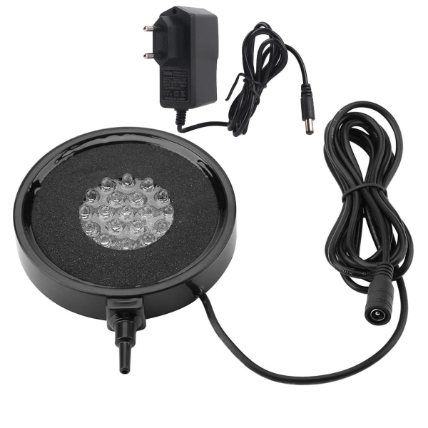 LED-akvarieluftbubbelstenljusfärgsskiftande lampa fiskakvariumdekor EU-kontakt 100-240V