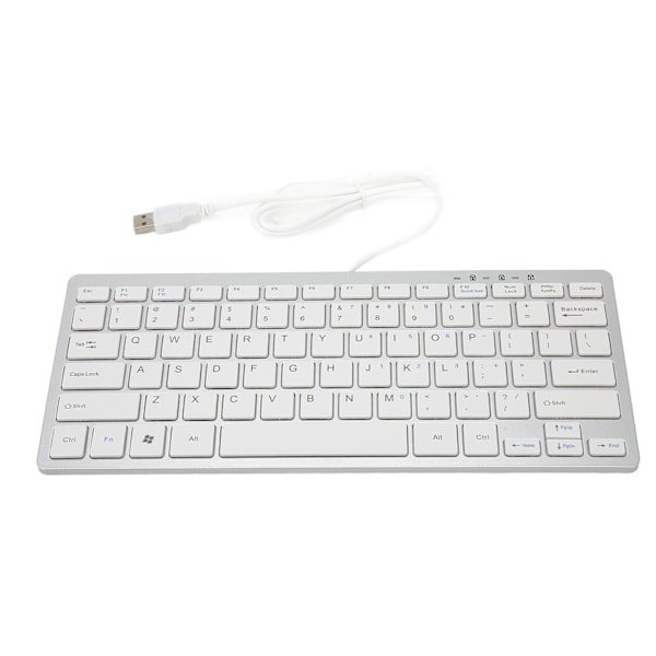 USB-kablet tastatur 78 saksnøgler 13 genvej LED-indikator tastatur til MacBook Pro Air Mini til Windows PC-skrivebord