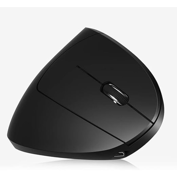 2.4G trådløs vertikal mus genopladelig vertikal ergonomisk mus 3 justerbare DPI-niveauer RGB Flow Light