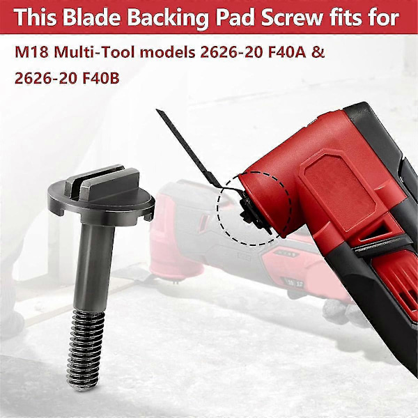 Ersättningsskruv för bladstödsbas, 06-75-0025, för Milwaukee 2626-20 M18 Multi-Tool