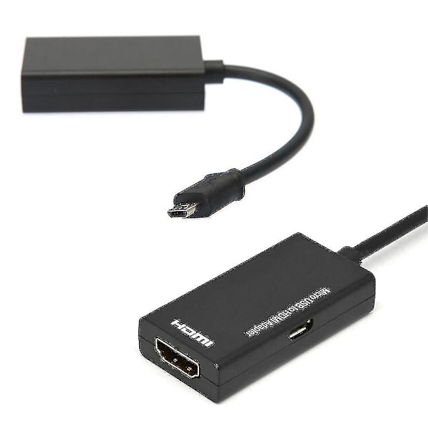 Micro till HDMI-adapterkabel för Android-telefon HD-TV Team