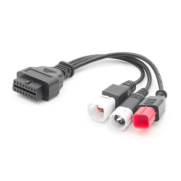 OBD2 Diagnosekabel for Yamaha Kline Euro5 Motorsykkel 16-Pin til 3-Pin 4-Pin 6-Pin OBD2 3-i-1 Diagnoseadapter