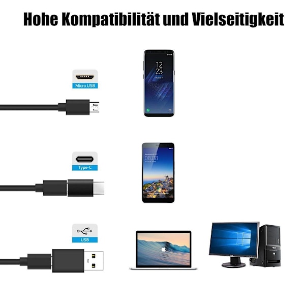 USB Endoskopkamera, Vattentät HD Rörinspektionskamera[mo]
