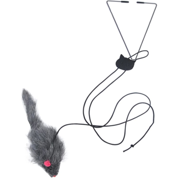 Interaktivt kattemuselegetøj hængende dør plys mus øvelse fanger sjovt kattelegetøj til killing