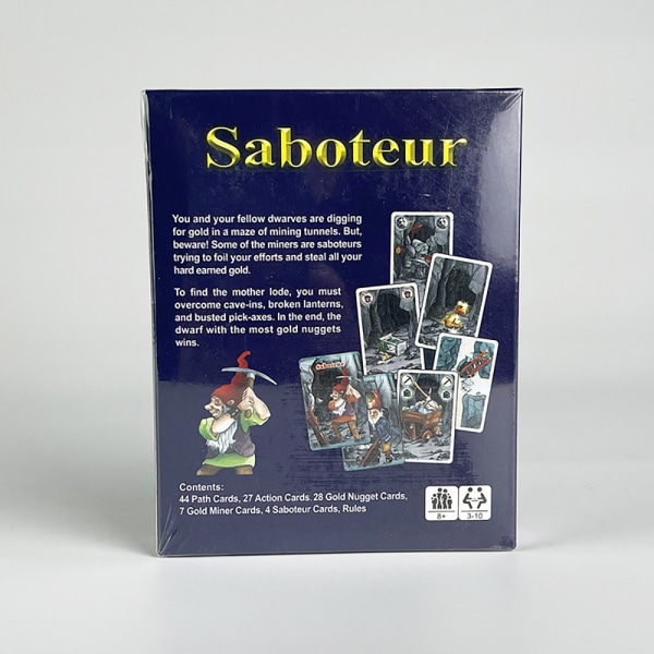 Spelkort / Kortlek familjespel festunderhållning - Saboteur