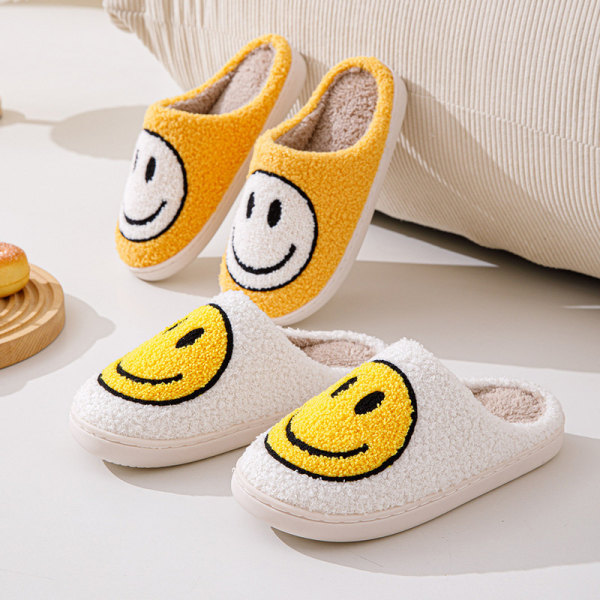 Smiley Face Tofflor Dam Smile Tofflor vit 44-45