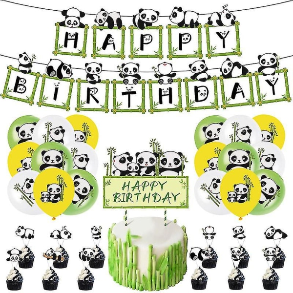 Panda Birthday Party Supplies, Party Decorations