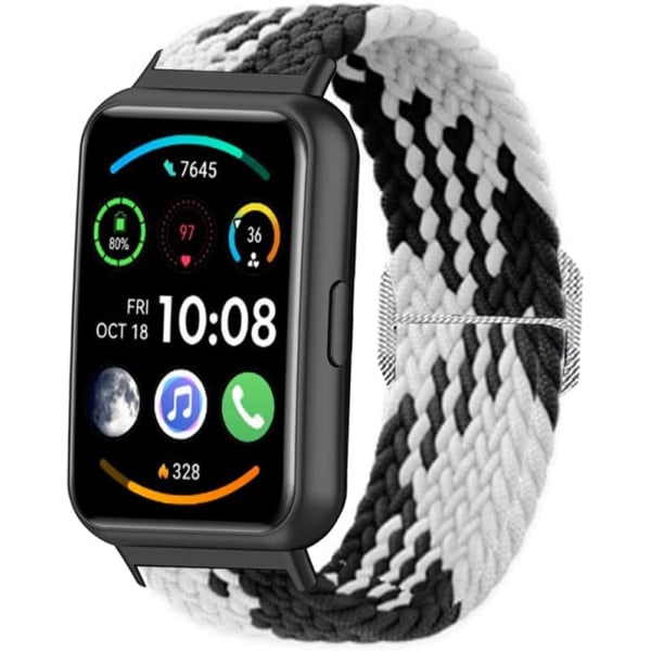 Replacement Strap for Huawei Watch FIT 2 Replacement Bracelet. Adjustable woven elastic strap.