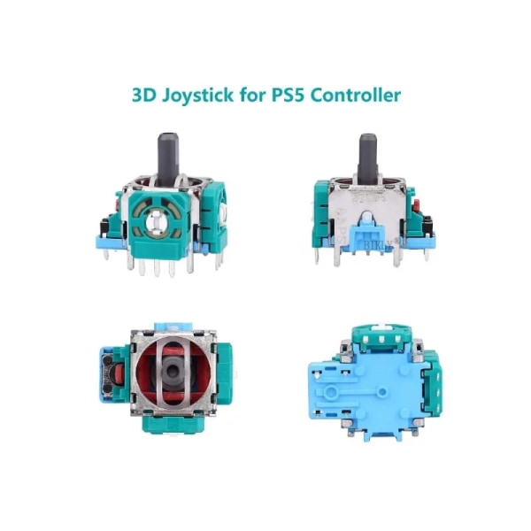 Udskiftning af joysticks til Playstation 5 DualSense PS5 Controller Skruetrækker 2K3 Ohm Analog 3D Thumbstick Reparationssæt Joystick 2pcs