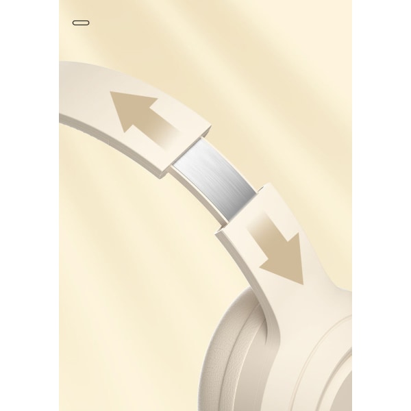 Trådlösa hörlurar Bluetooth, hopfällbara over ear-hörlurar, Hi Fi-stereohörlurar med inbyggd mikrofon
