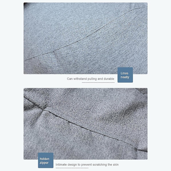 Uusi Extra Suuri Beanbag-tuoli Sohvapeite Sisätiloihin Lazy Lounger Aikuisten ja Lasten Kampanjahinta Harmaa Gray 80 * 90cm