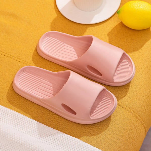 Halkfria sandaler tofflor sommar lätt att rengöra tofflor flera storlekar flera färger Pink 38-39 yards