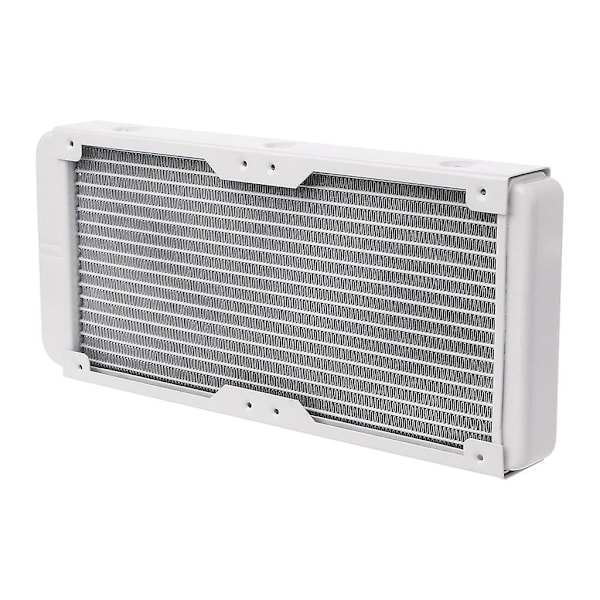 Vannkjøling Datamaskin Radiator 18 Rør Aluminium Varmeveksler Væskekjøling