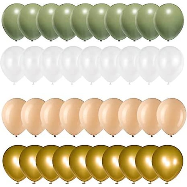 50pcs 30 Cm Balloons Olive Green For Wedding Birthday Baby Shower Jungle Party Dcor