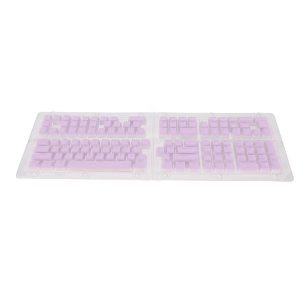 PBT Pudding Keycaps 129 Nøgler Translucent OEM Højde Doubleshot Injection DIY Keycaps Til Mekaniske Tastaturer Lilla