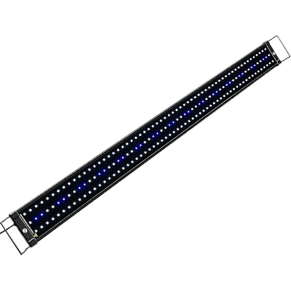 Akvarieljus, LED-rampljus för sötvattenakvarium, akvarieväxtljus, 2 lägen LED-akvarieljus, 120-150 cm, 32 W, 7000 K