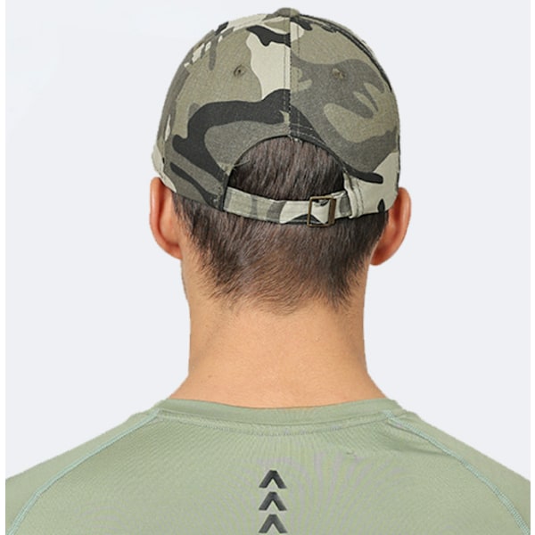 Camouflage-brodeerattu baseball-lippis miesten rento hattu Trucker Hat Tactical Visor Hat