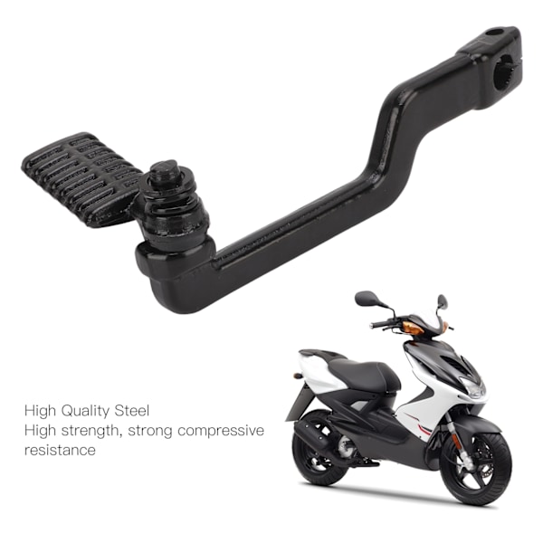 Scooter Kick Starter Lever Pedal Assembly Steel Black med skrue for GY6 50/60/80CC motor