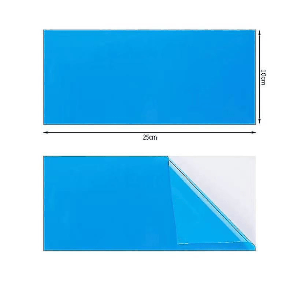 10 st vinylreparationslappar för poolliner, 10*25cm