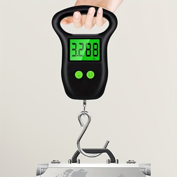 1pc Electronic Hook Scale,Portable Pocket Digital Hanging Scale For Tackle Bag Luggage