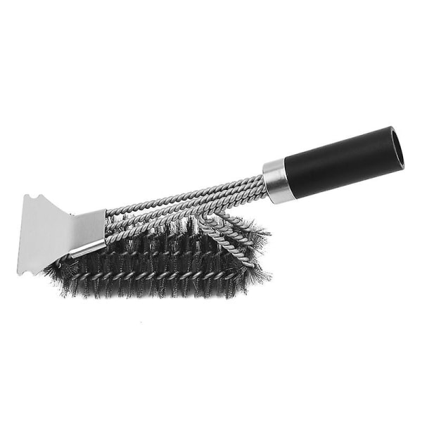 Grill Brush With Handle Bbq Cleaner Accessories - Safe Wire Bbq Brush