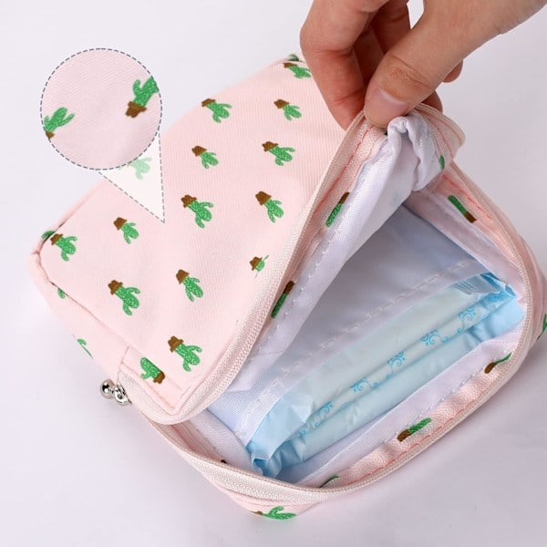 st mensmenstruationsväskor, sanitetsbindpåse, första mensväska, bärbar väska för menstruation{HH}