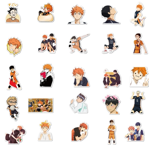 10/52/102stk Haikyuu!! Graffiti Stickers Volleyball Japansk Anime Til Kuffer Bærbar Computer Bagage Motorcykel Telefon Skateboard Bil 102PCS