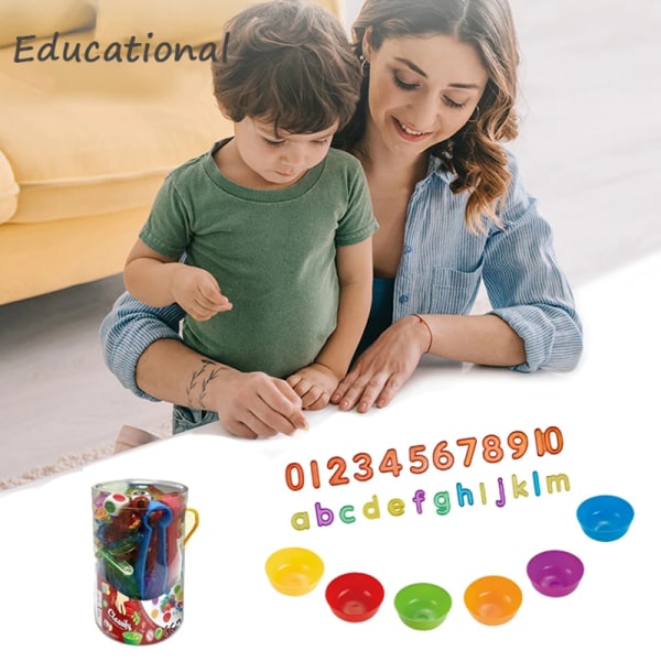 Montessori regnbåge Räkna matteleksaker Djur Färgsortering Matchande spel Barn Utbildning Sensorisk leksak Finmotorisk träning Gåva C