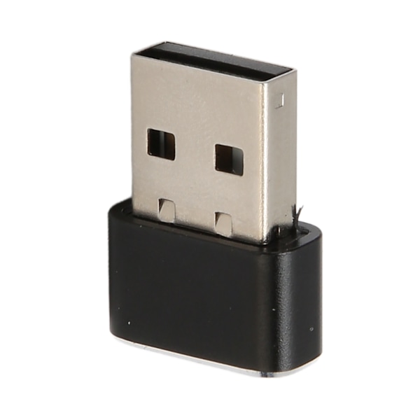 USB-musbevegelse - Liten og umerkelig med separate modus-på/av-knapper - Støtter 3 spor - Plug and Play - Holder PC/laptop våken - Svart