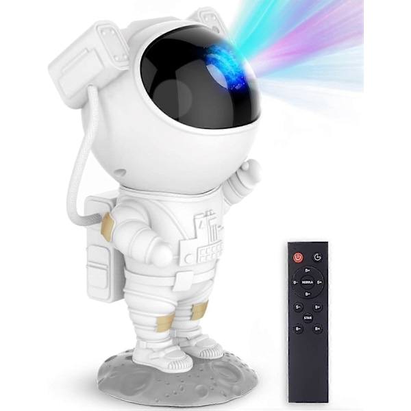 Nattlampa - Stjärnprojektor med LED-lampa - Astronaut