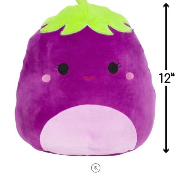 20CM Squishmallow plyslegetøj - Aubergine