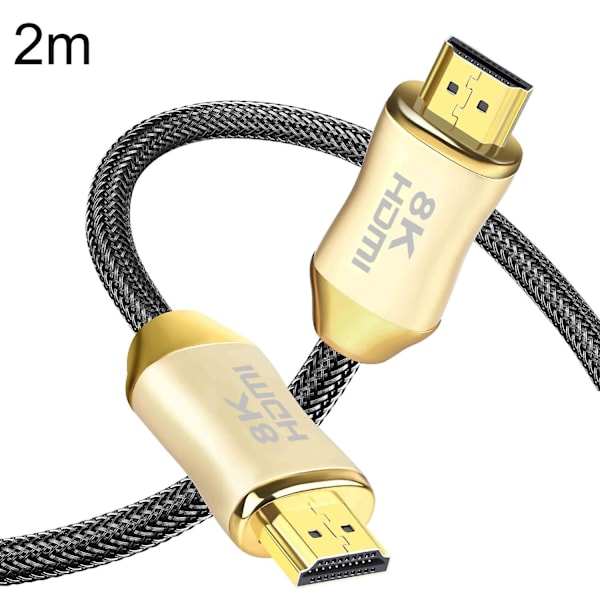 HDMI 2.1 8K 60Hz HD Lyd- og Videokabel CO-HD801 2m