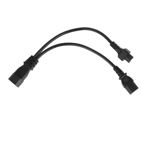 Y-splitter strømstikledning IEC 320 C14 han til C13 og C5 hun splitter adapterkabel 10A 250V