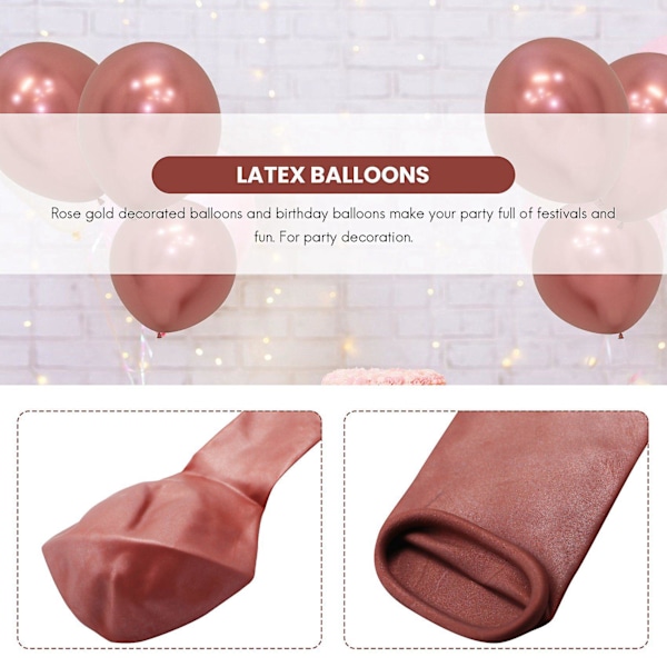 50 stk 10 tommers metalliske lateksballonger tykke krom blanke metallperleballong Globos for -