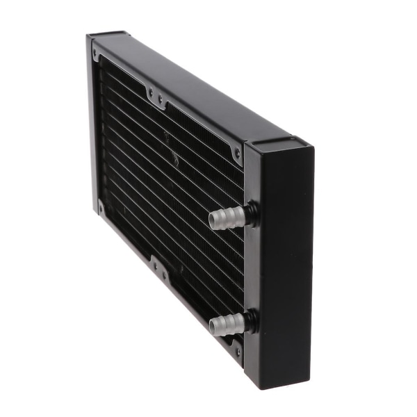 Vandkøling Computer Radiator 12 Rør Aluminium Varmeveksler Væskekøling