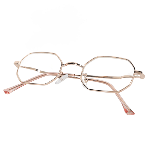 Anti Blue Ray Presbyopic Glasses High Definition High Transmittance Elderly Reading Glasses for Men Women +250 Rose Gold Frame