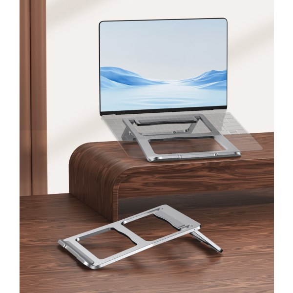 Foldbar bærbar tabletstand varmeafledning bord aluminiumslegering laptopstand