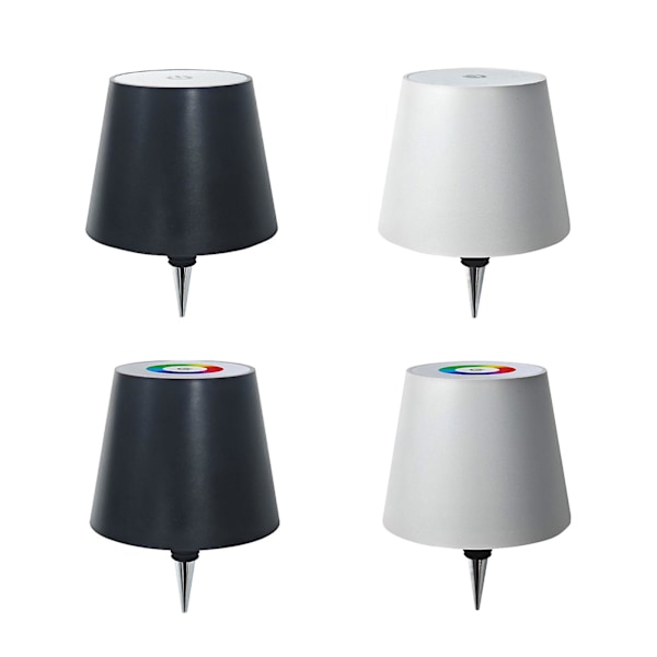 Trådlös flasklampa, touch-dimbar LED-flasklampa med 3 färger för festbarer [LGL] White