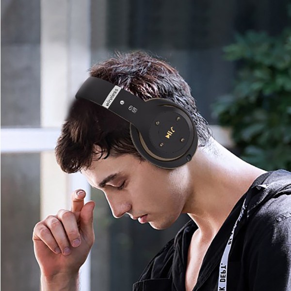 Langattomat Bluetooth -kuulokkeet HiFi Stereo Kokoontaitettava